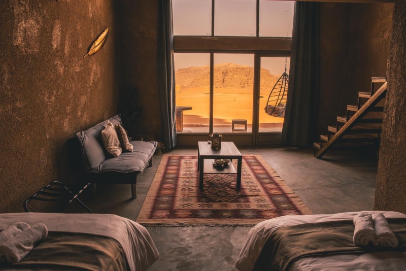 Luxury Desert Tent in Wadi Rum