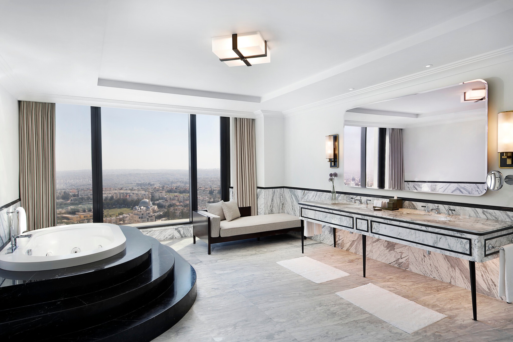 The St. Regis Amman Hotel is a luxurious 5-star hotel located in the heart of the capital city of Jordan, Amman