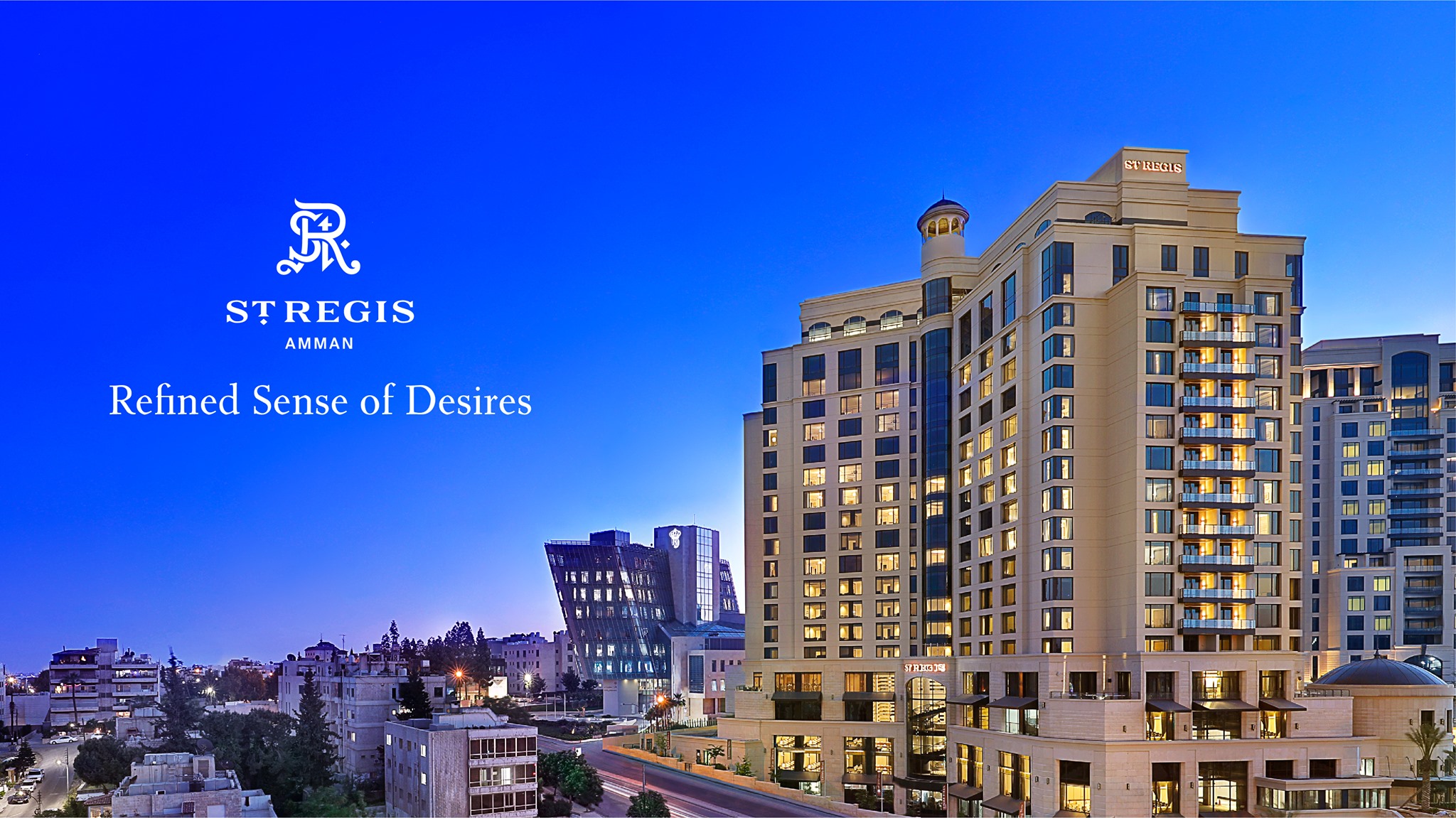 The St. Regis Amman Hotel is a luxurious 5-star hotel located in the heart of the capital city of Jordan, Amman