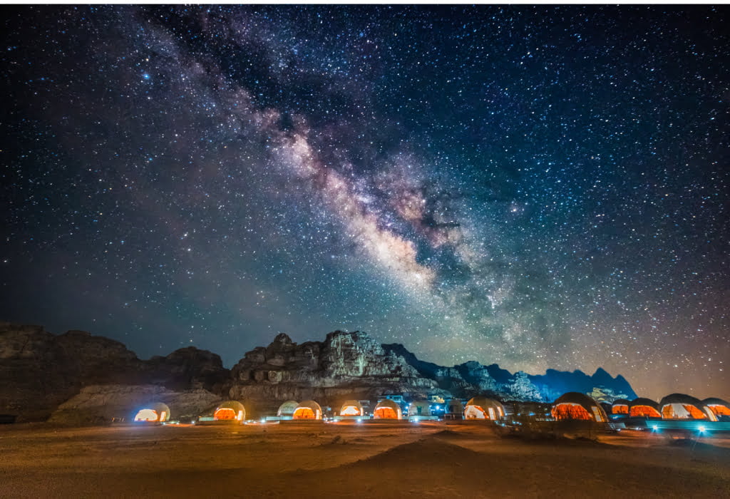 Stargazing experience in Wadi Rum Jordan