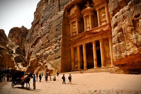 Jordan Group Tour from the UK , Amman to Petra tour , guided tours in Jordan .