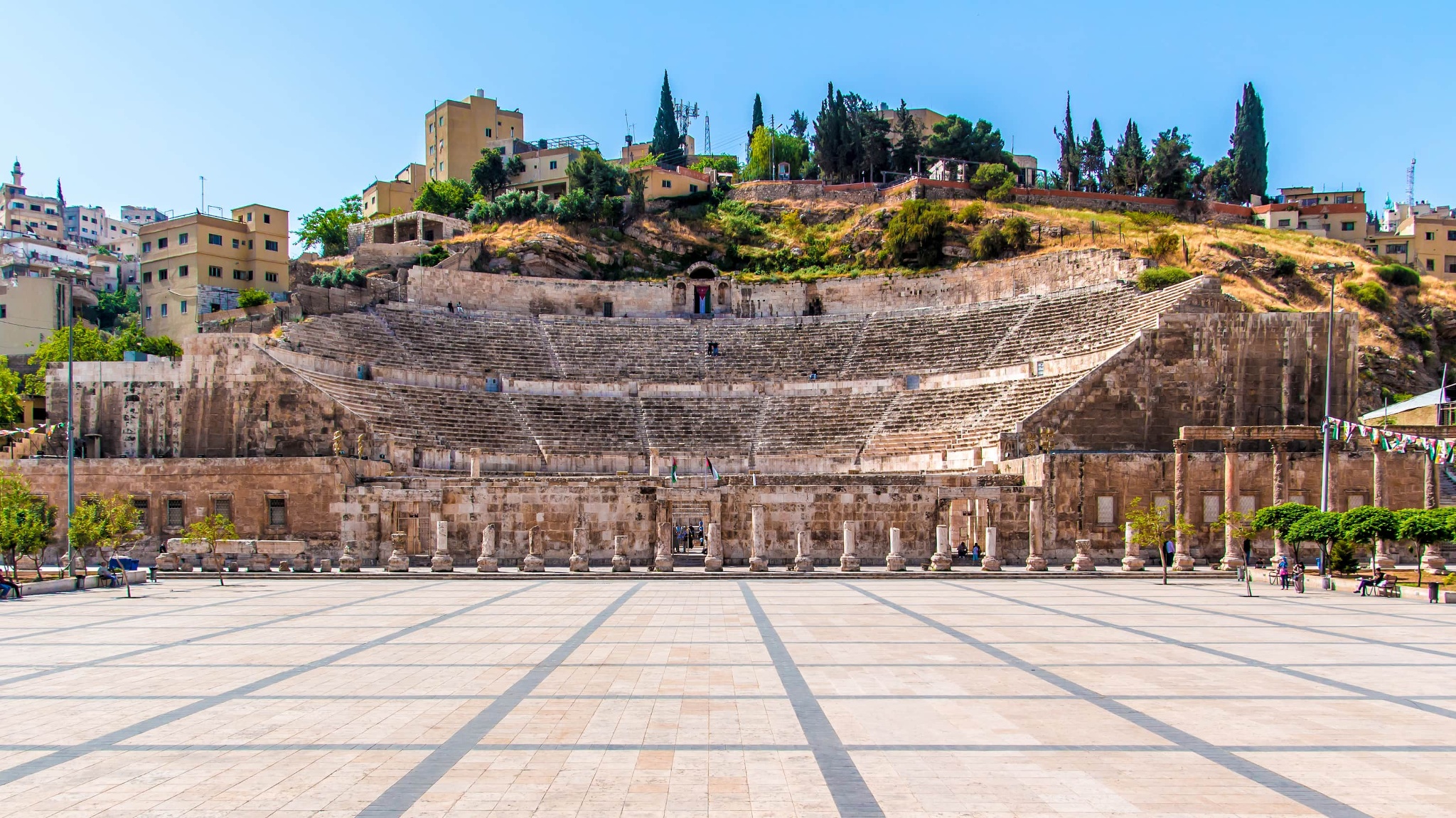 The Roman Theatre of Amman.